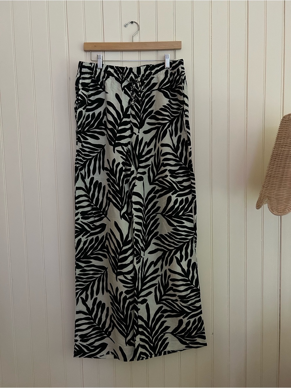 H&M wide leg drawstring pants